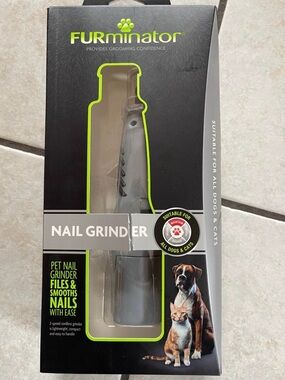 FURminator Nail Grinder in Black and Gray